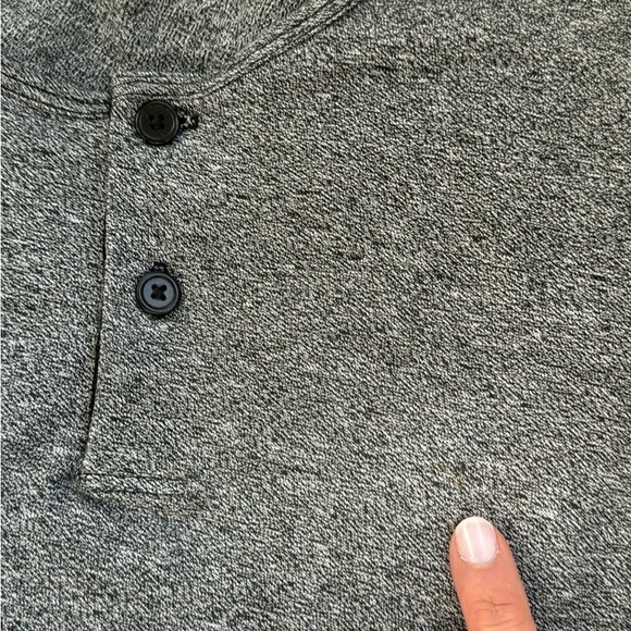 Theory Men’s Marled LS in Pima cotton - Picture 7 of 7